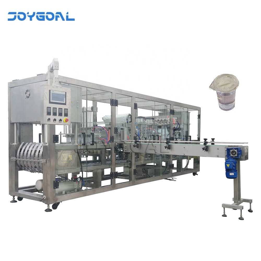 cup filling and sealing machine equipment for liquid water juice jam