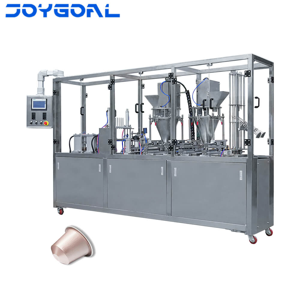 KFP-2 coffee Aluminum plastic capsule filling and sealing machine