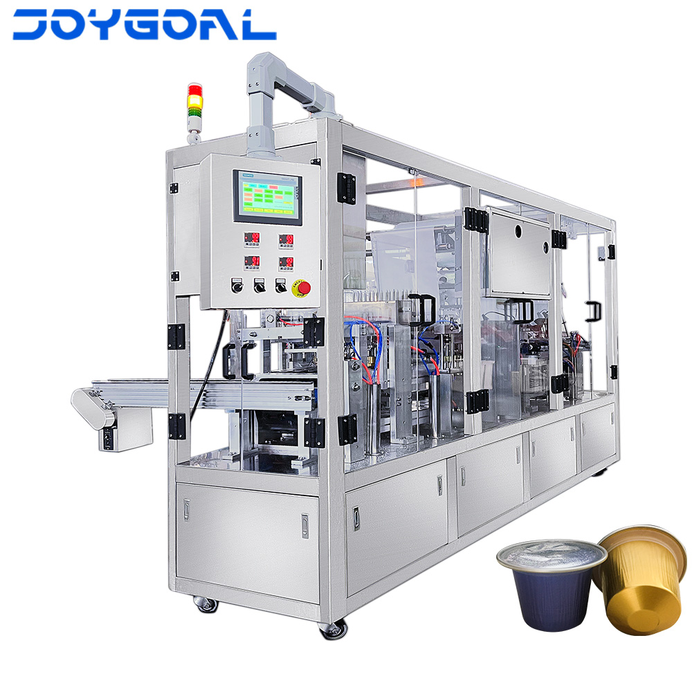 Factory made nespresso coffee capsule filling and sealing machine