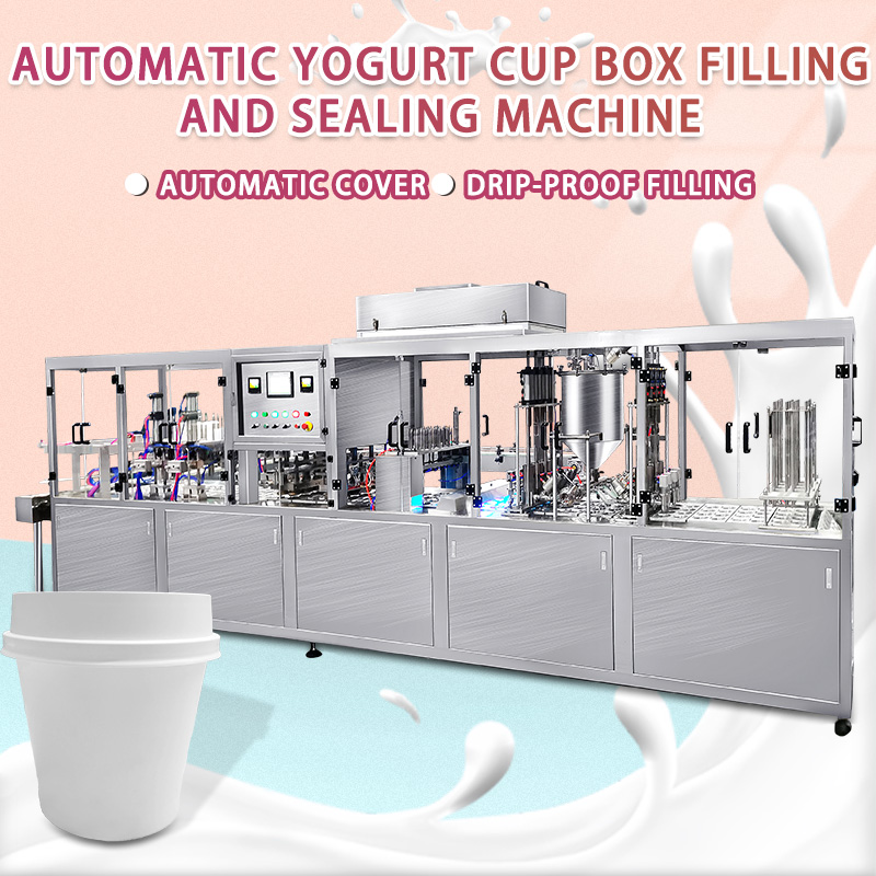 jelly yogurt cup filling sealing machine, manufacturers customize mach