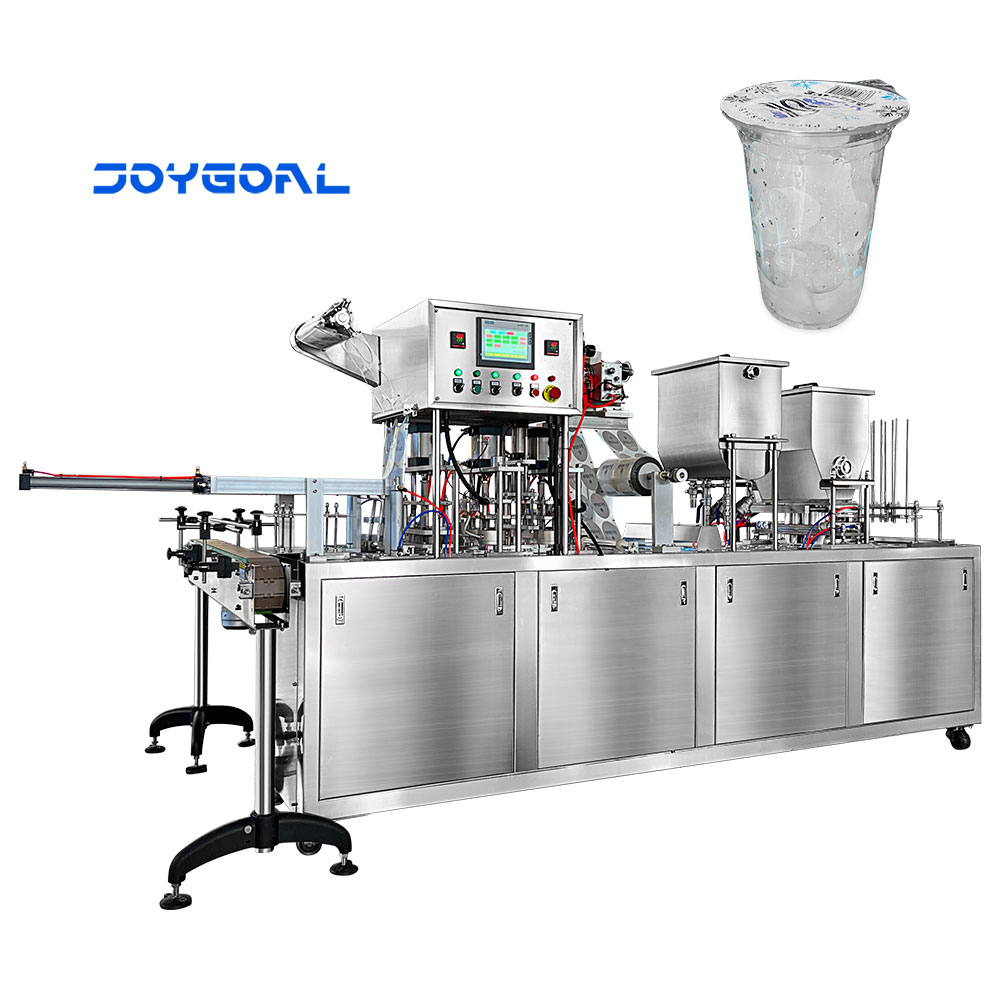 Automatic Ice Cube Water Juice Ice Cream Cup Filling Sealing Machine Price