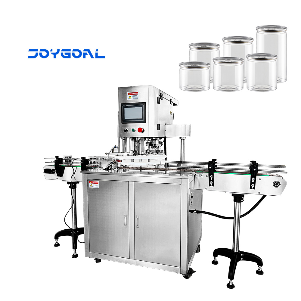 Automatic aluminum plastic bottle can sealer sealing canning machine